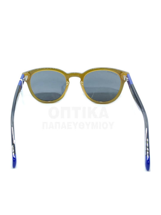 Benetton Unisex Γυαλιά Ηλίου με Μαύρο Σκελετό και Γκρι Polarized Φακό