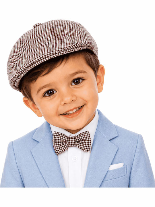 TakTakBaby Kids' Fabric Brown Beret Hat