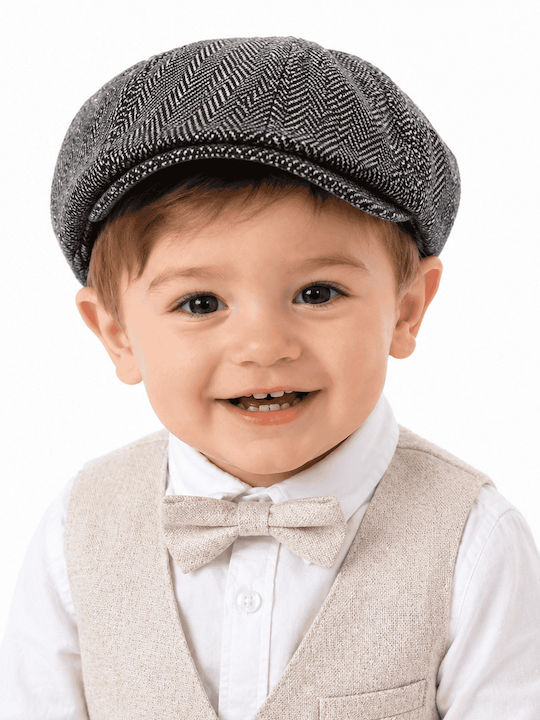 TakTakBaby Kids' Fabric Beret Hat Black