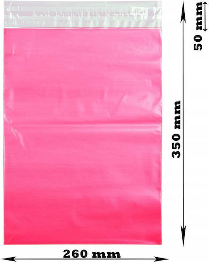 Pink Courier Bags B4 260x350mm 1000 Pcs
