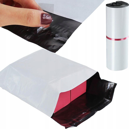 Pungi Curier Albe Xl 500x600mm 100 Bucăți