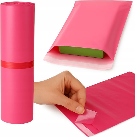 Pink Courier Bags C3 350x450mm 1000 Pcs