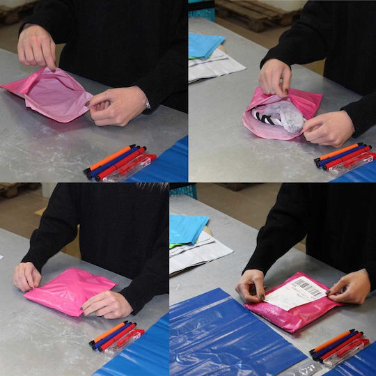 Pink Courier Bags B4 260x350mm 1000 Pcs