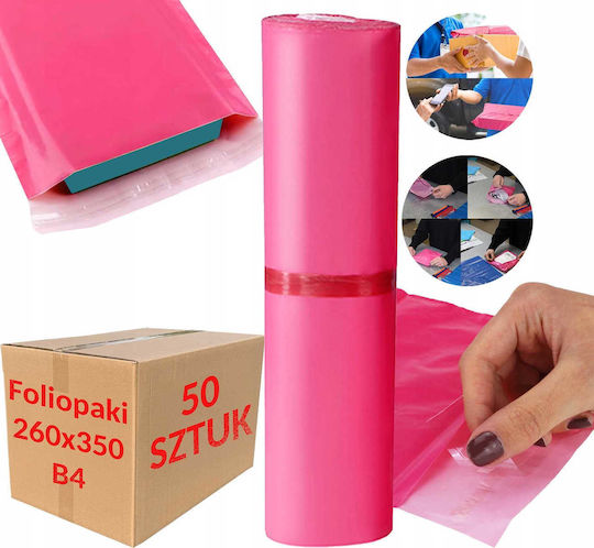 Pink Courier Bags B4 260x350mm 100 Pcs