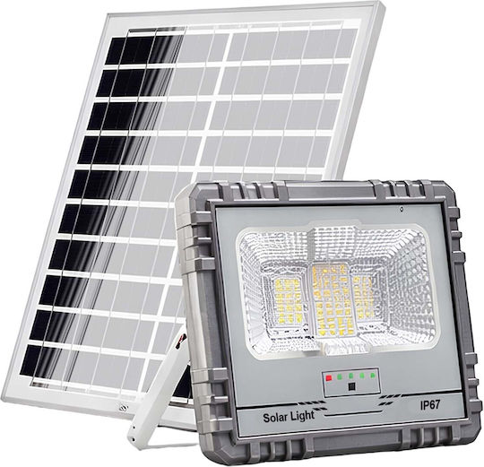 Avizar LED Flutlichter Solar 10W Ip67 10000mAh Batterie 12W Solar Panel Grau