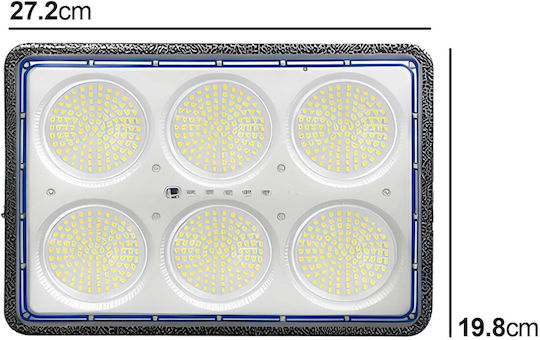 Avizar Outdoor LED Flutlichter 9000K Automatische Erkennung Grau