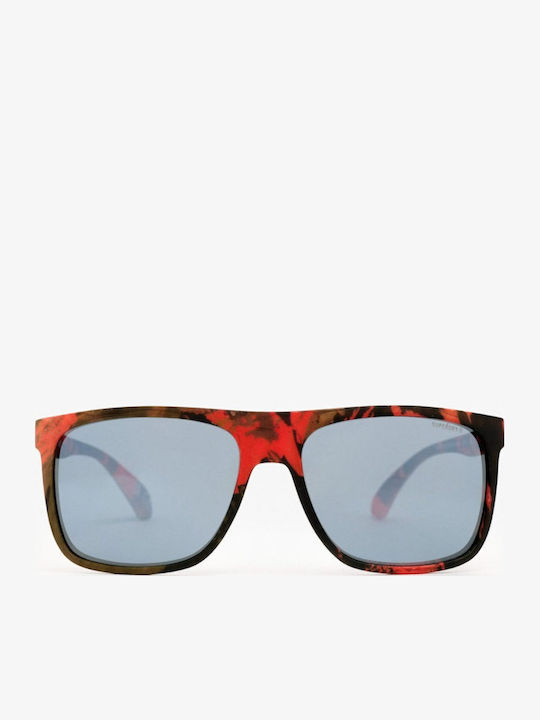 Superdry Unisex Sunglasses with Orange Frame and Orange Mirror Lens M9710065A-G1E