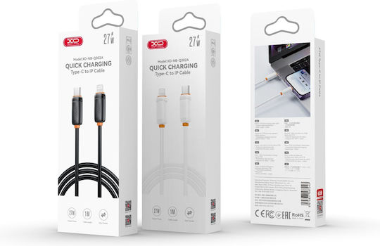 XO USB-C to Lightning Cable 27W Λευκό 1m