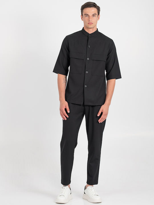 Μακρυμάνικo Overshirt Black