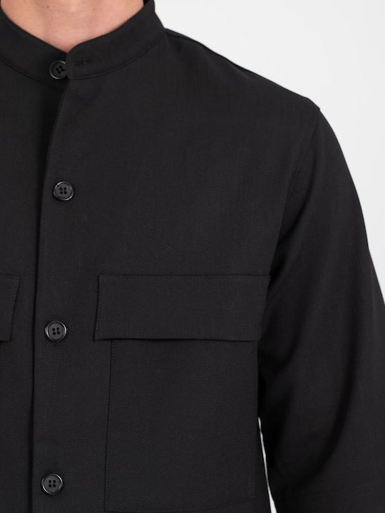 Μακρυμάνικo Overshirt Black