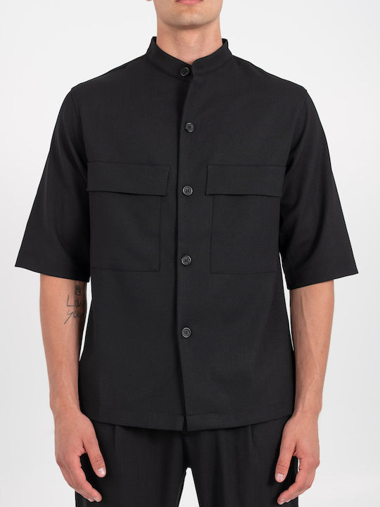 Μακρυμάνικo Overshirt Black