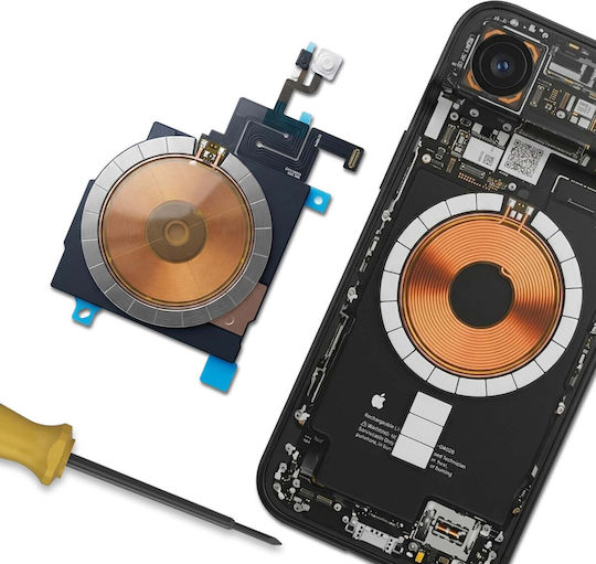Clappio Cablu Flex Antenă NFC iPhone Air Bobină Încărcare Qi Cablu Flash Negru Auriu