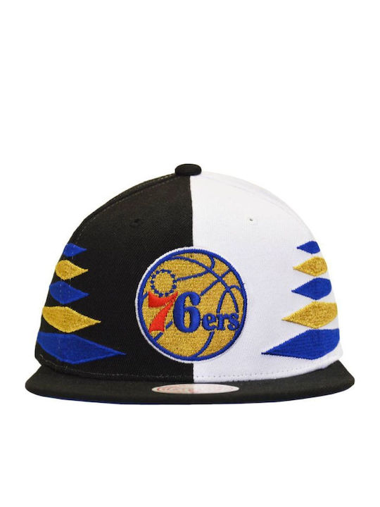 Mitchell & Ness Nba Diamond Cut Philadelphia 76ers Cap Hhss1093-p76yypppbkwh