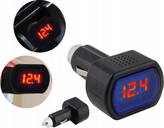 Instrument Digital Voltmetru Auto Pentru Montare la Bricheta