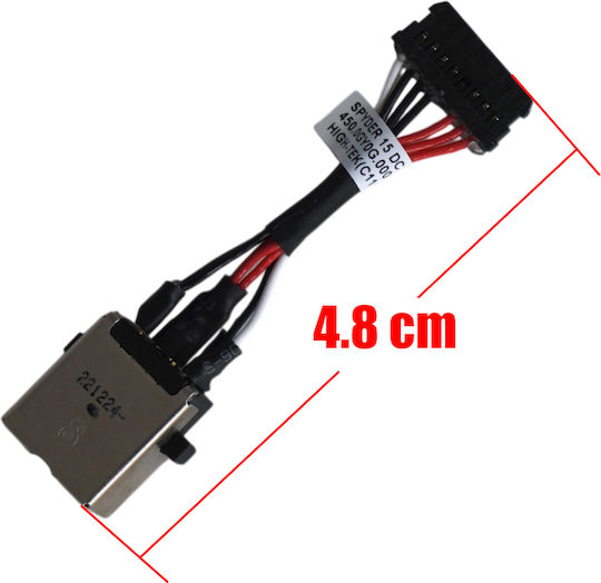 Acer Dc Power Jack Socket for Conceptd 7 Cn715-72g Cn715-72p Predator Triton 500 Pt515-52 450.0gy0g.0001 450.0gy0g.0011 50.q6wn1.004 4.8cm 7 Pins