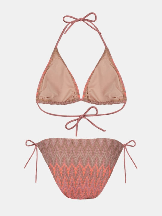 Комплект Бански Nude Fluo