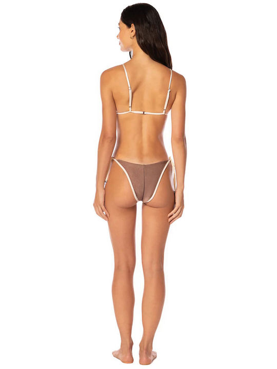 Mocha Pearl Set Bikini Τριγωνάκι Pearl