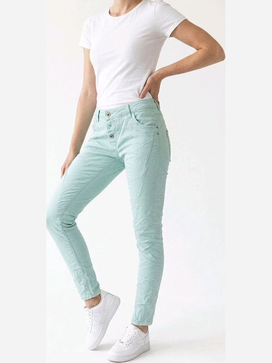 Damen Stoffhose Hellblau G-PAntelonia-031-IT(111)