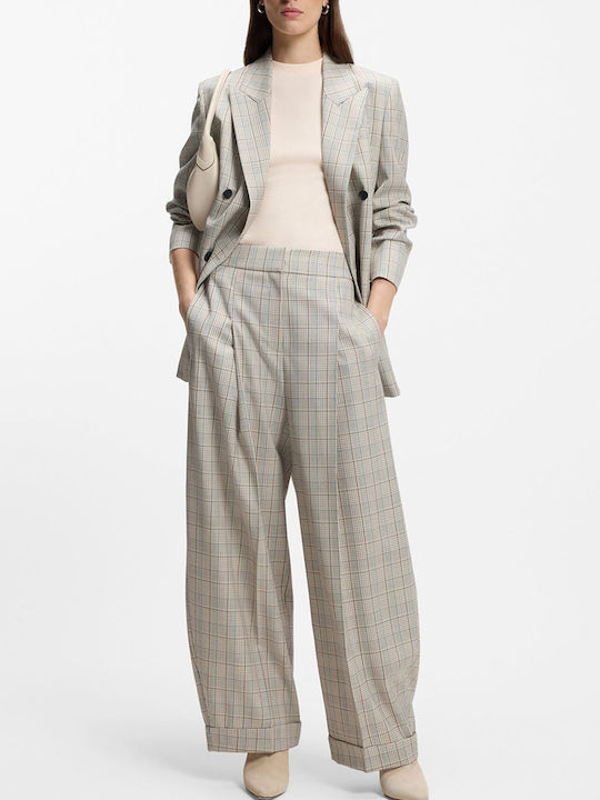 Damen Stoffhose Geprüft Beige