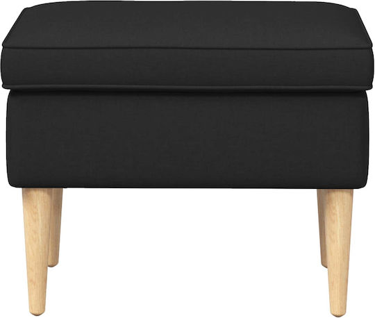 Wooden Outdoor Armchair Black 55x35x41cm