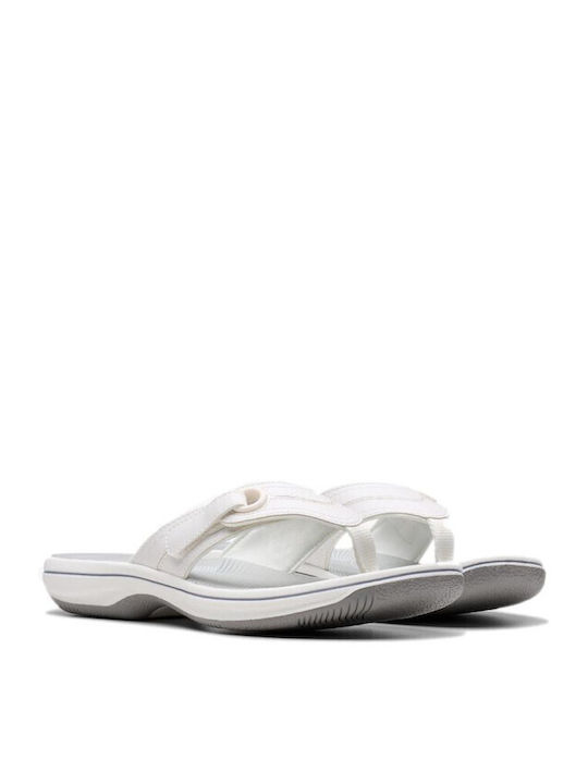 Brinkley Flip Flops in White Colour
