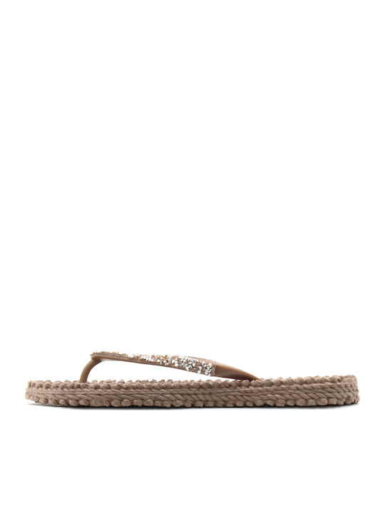Ilse Jacobsen Flip Flops in Brown Colour