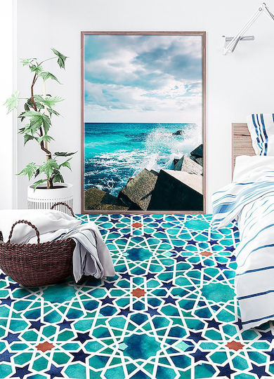 Tulup Covor Rectangular Turcoaz 80x120cm
