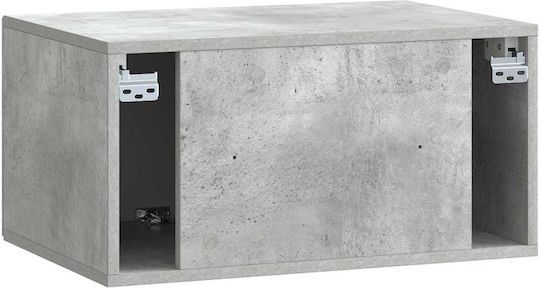 Έπιπλο Τηλεόρασης Μεταλλικό Γκρι Μ59.5xΠ41xΥ30cm