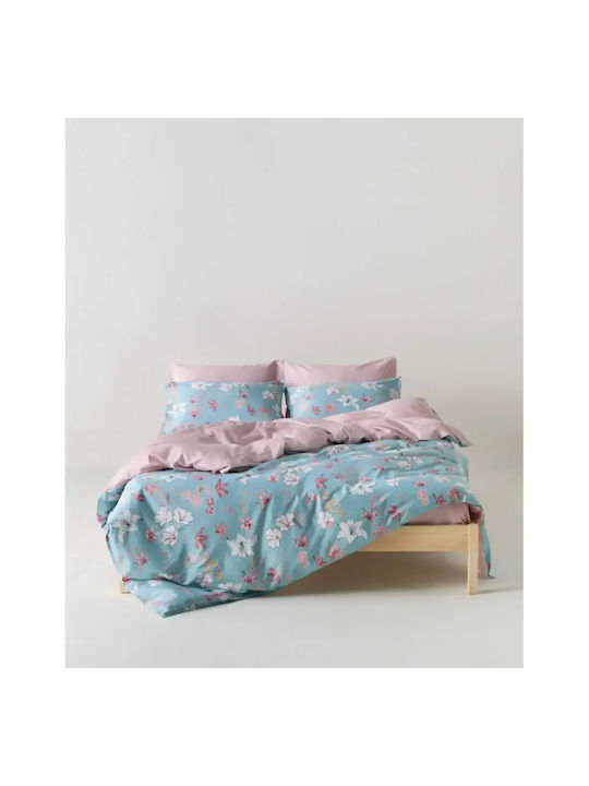 Kentia Darlyn Set Of Oxford Pillowcases Ciel Pink White Yellow 50x70cm