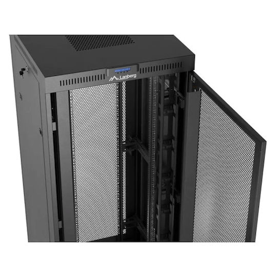 Lanberg Επιδαπέδια Καμπίνα Rack 19U Μαύρο