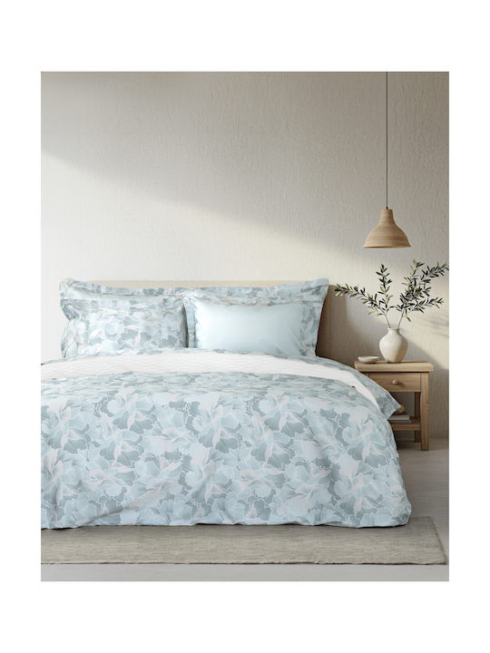Nima Bellagio Μαξιλαροθήκη Oxford Σιέλ 52x72εκ.