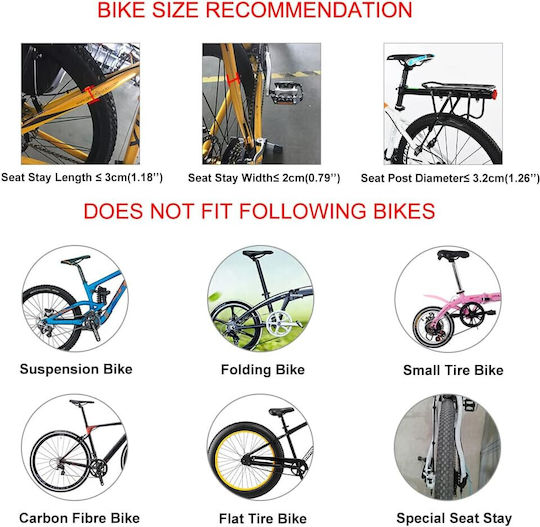 Rockbros Aluminum Bicycle Rack Hj10011