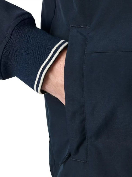 Marine Bomber Jacket Waterproof Navy Blue
