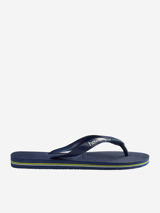 Brasil Logo Herren Flip-Flops Blau
