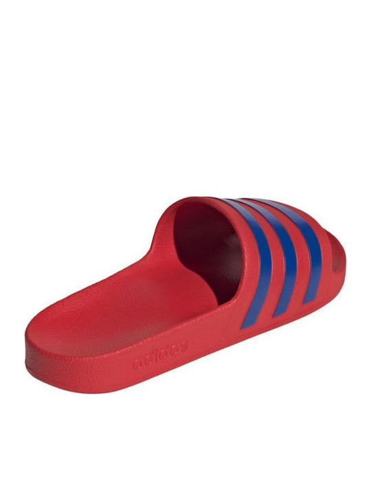 Adilette Aqua Men's Flip Flops Red