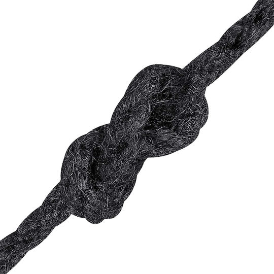 Jute Rope 4 Black 100% Jute Tossa 42011602 Black