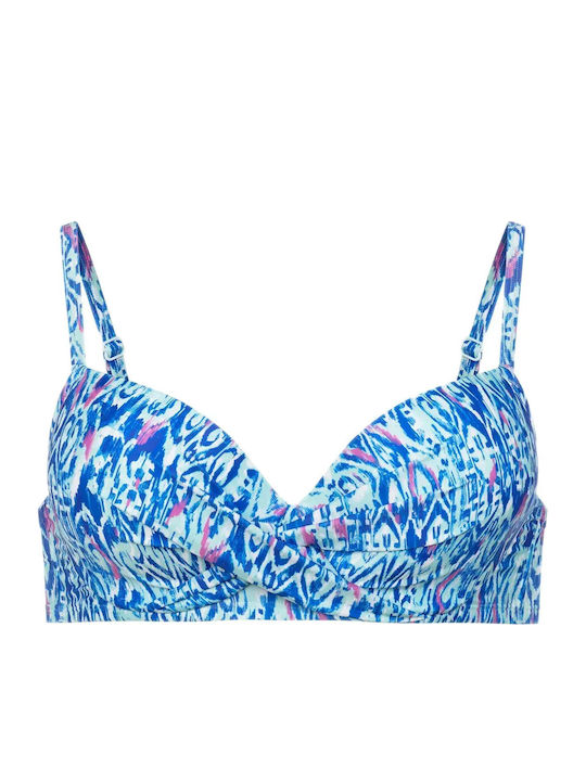 Bikini Σουτιέν με Ενίσχυση Μπλε