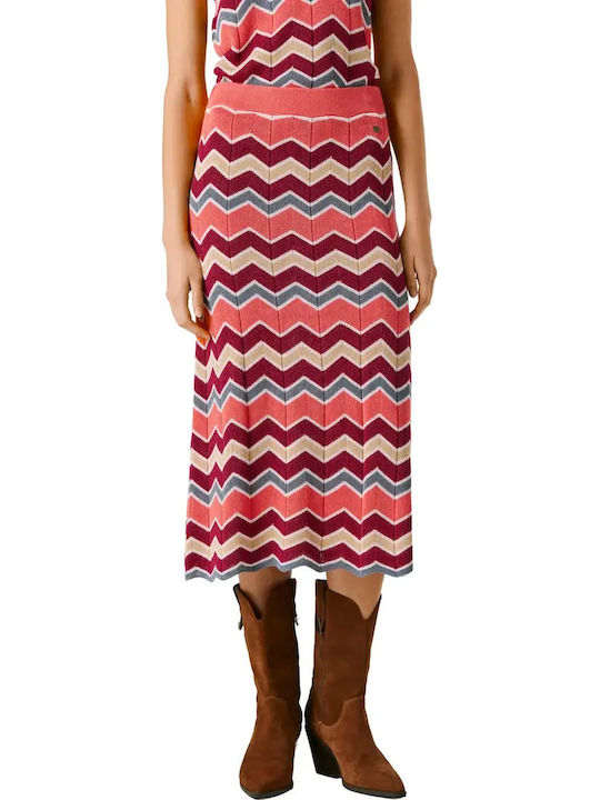 Denim Skirt Multicolour