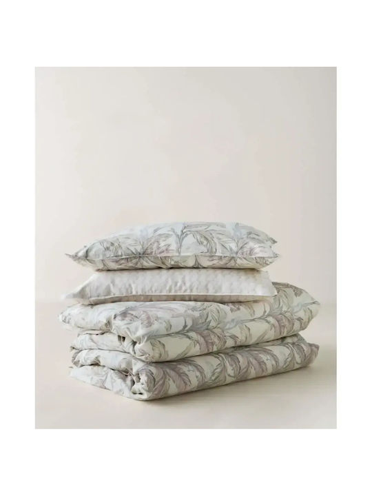 Kentia Cotton Satin Duvet Cover Set 220x240cm Double with 2 Pillowcases Stylish Kernel Stylish Kernel 20