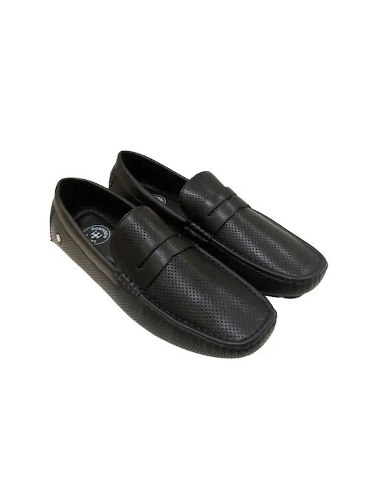 Men's Moccasins in Black Colour