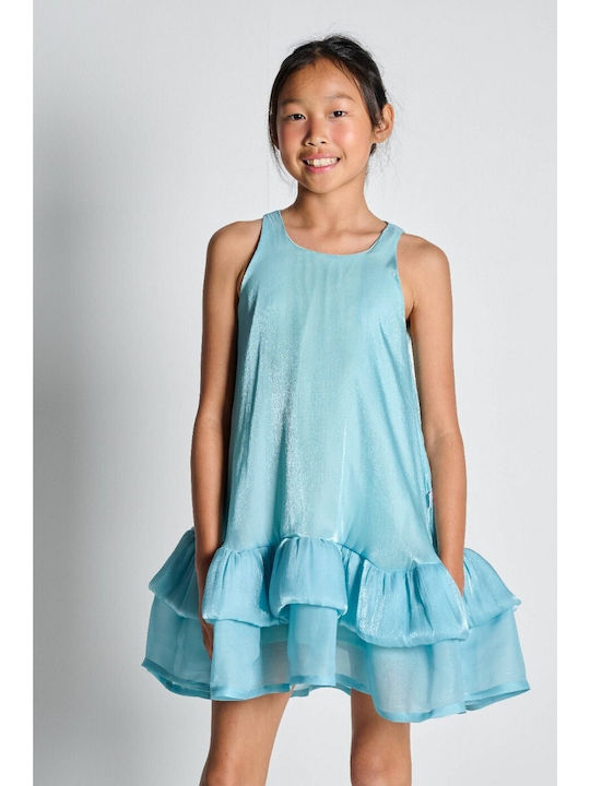 Girls Dress Light Blue