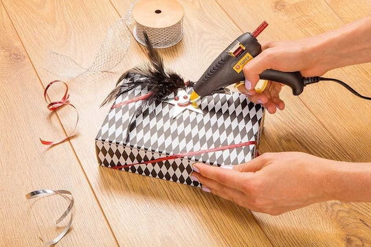 Topex Пистолет За Горещо Лепене 10W За Силиконови Пръчки 8mm