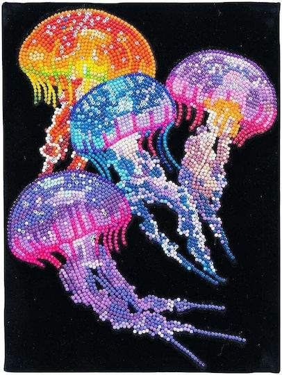 Κατασκευη Diamantiny Quadro Κρυσταλλους Velvet Background Girabrilla 96717
