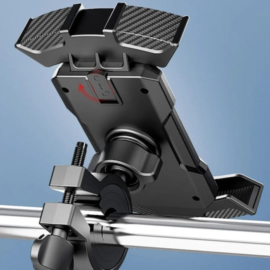 Earldom Eh275 Bicycle And Motorcycle Mobile Phone Holder 360° Automatic Lock Universal Phone Holder Scooter