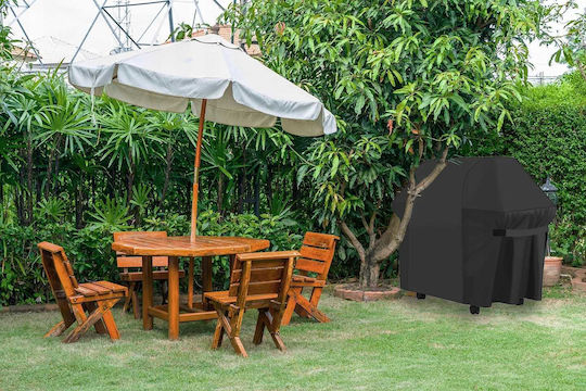 Grill Cover Gray with UV Protection 122x61x147cm