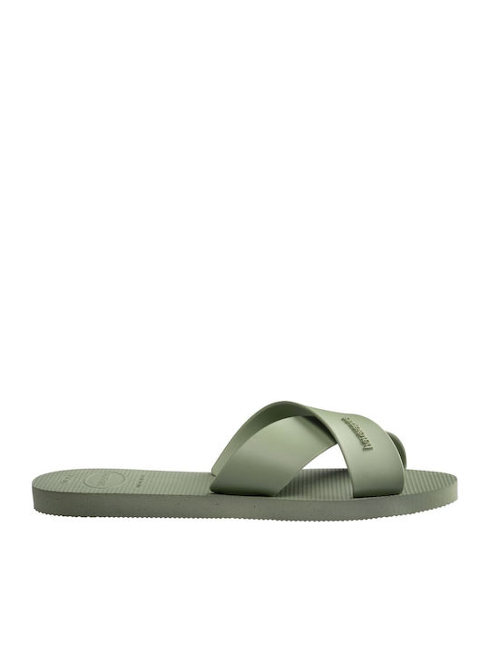 Women's Flat Sandals Green