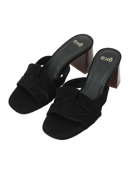 Suede Πέδιλα Μαύρα