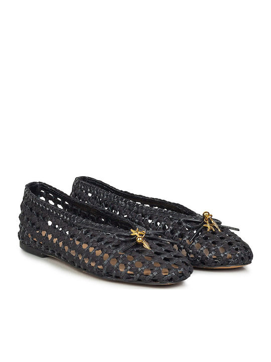 Inuovo Women's Ballerina Shoes In Black Colour