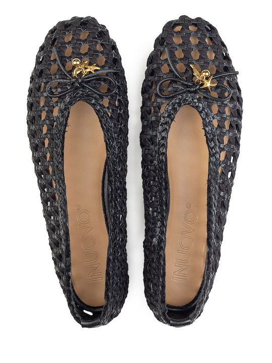 Women's Ballerina Shoes In Black Colour