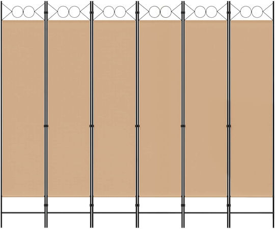 vidaXL Paravan Decorativ din Țesătură 240x200cm